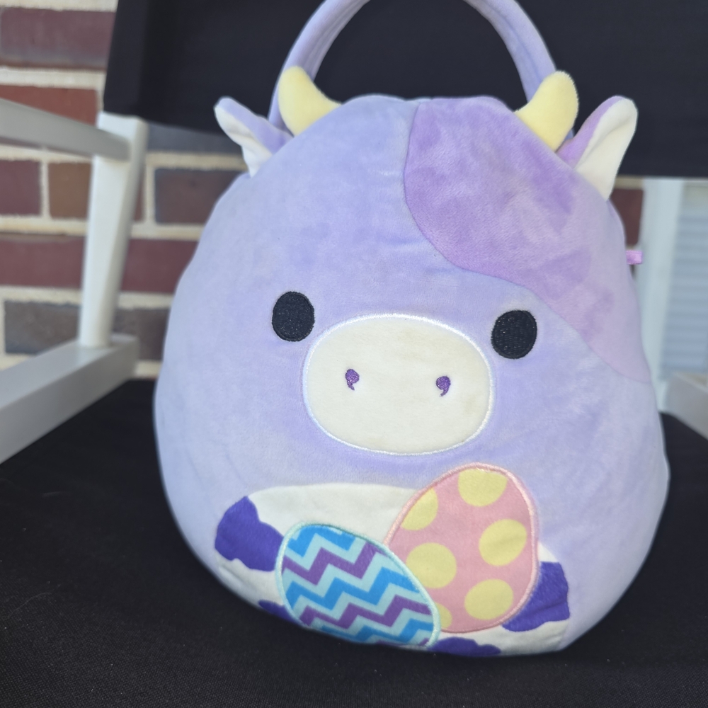 Squishmallows Purple Cow Plush